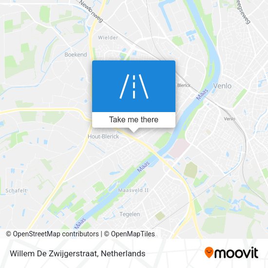 Willem De Zwijgerstraat map