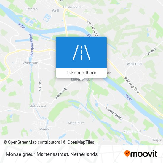 Monseigneur Martensstraat map