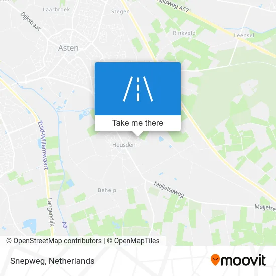 Snepweg map
