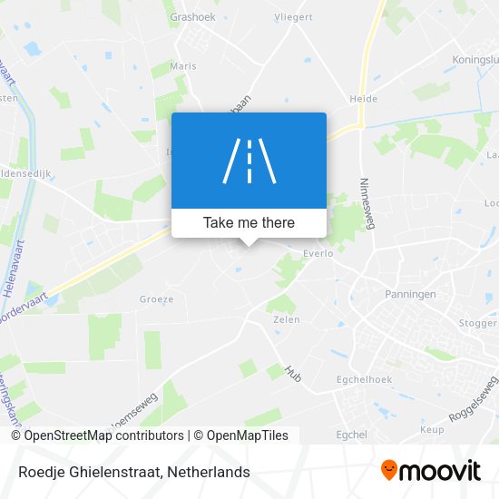 Roedje Ghielenstraat map