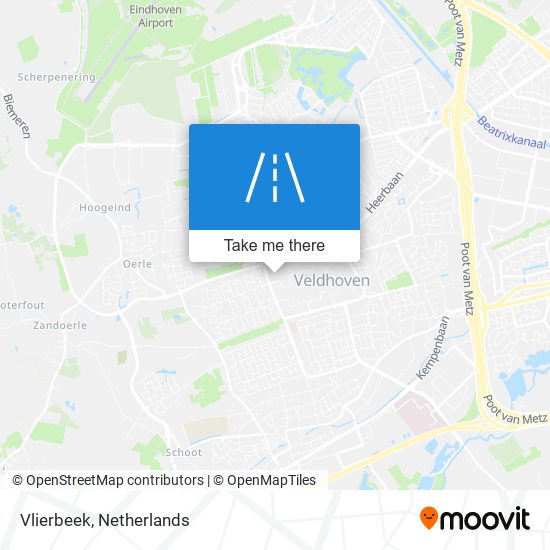 Vlierbeek map