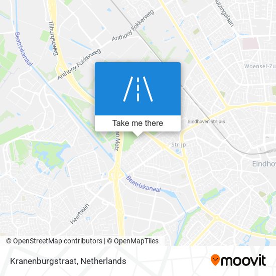 Kranenburgstraat map