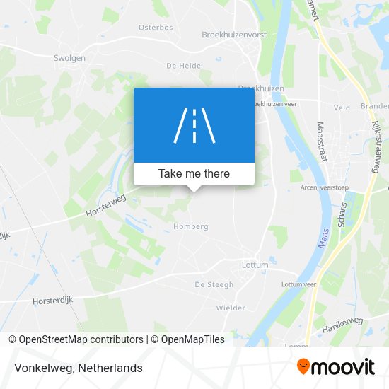 Vonkelweg map