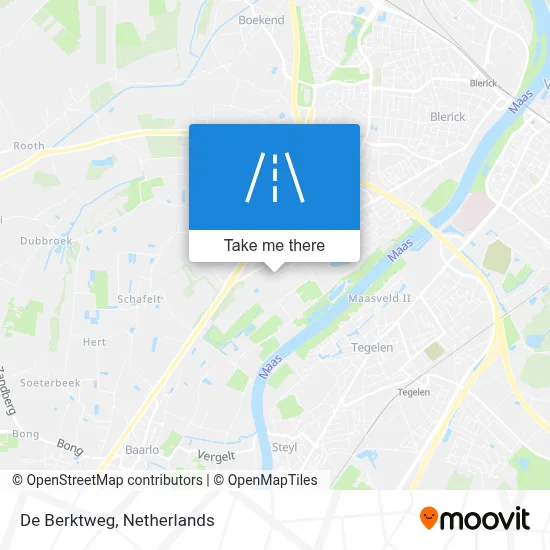 De Berktweg map