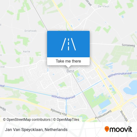 Jan Van Speycklaan map