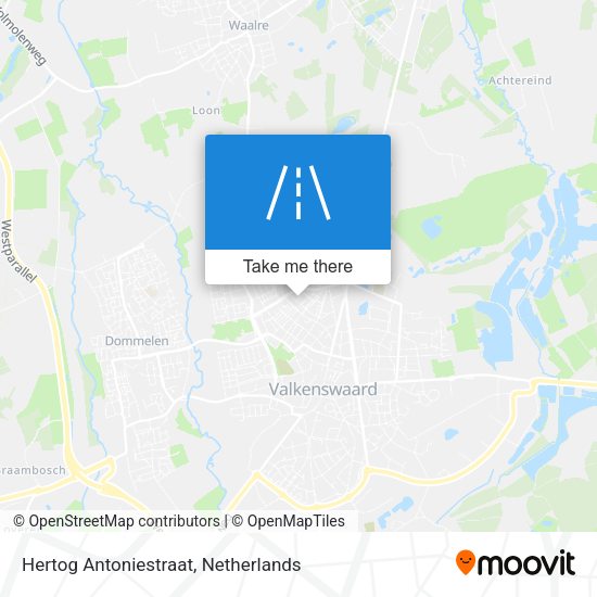 Hertog Antoniestraat map