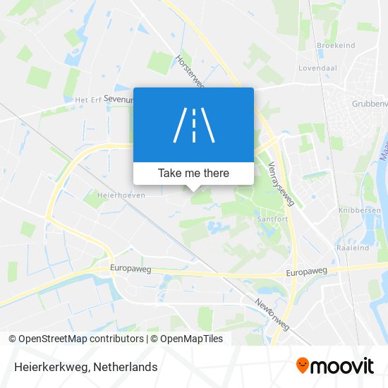 Heierkerkweg Karte