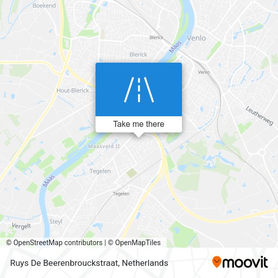 Ruys De Beerenbrouckstraat map