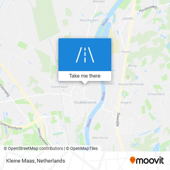 Kleine Maas map