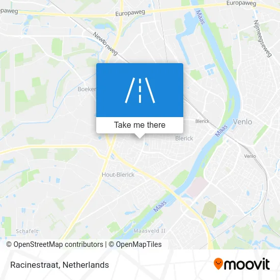 Racinestraat map