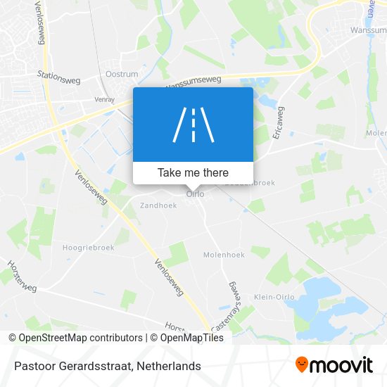 Pastoor Gerardsstraat map