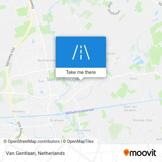 Van Gentlaan map