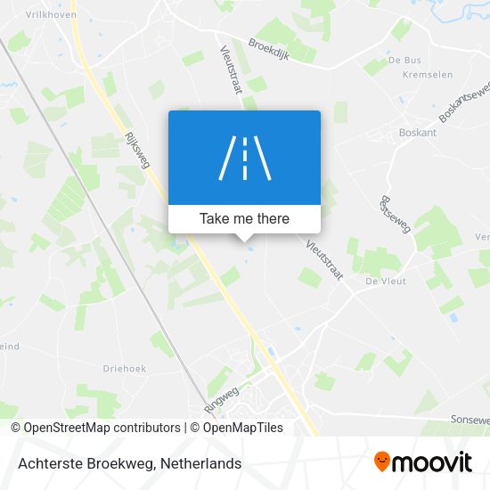 Achterste Broekweg map