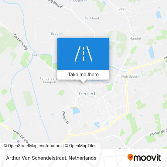 Arthur Van Schendelstraat map