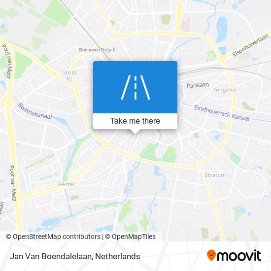 Jan Van Boendalelaan map
