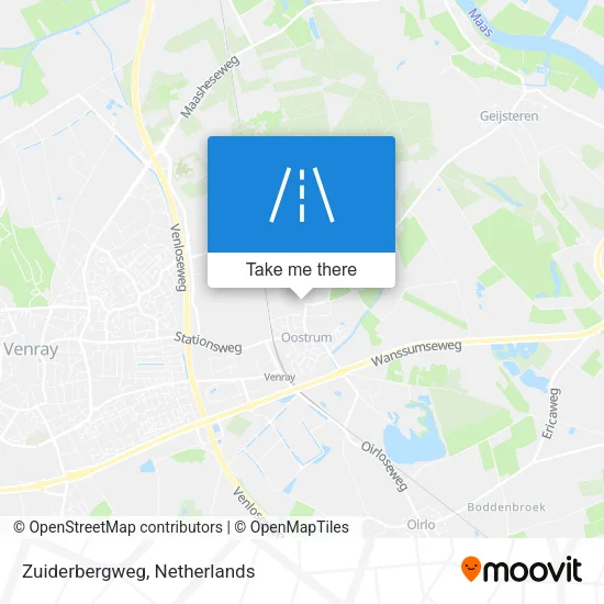 Zuiderbergweg map