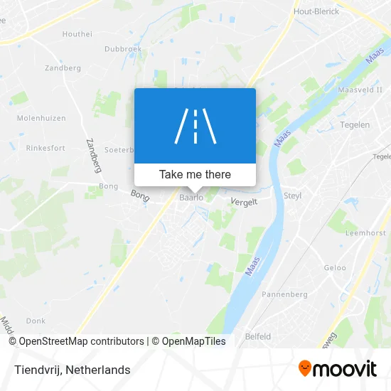 Tiendvrij map