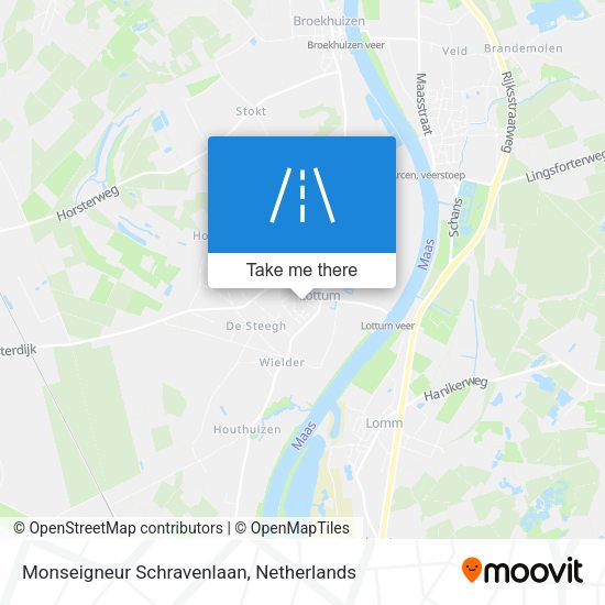 Monseigneur Schravenlaan map