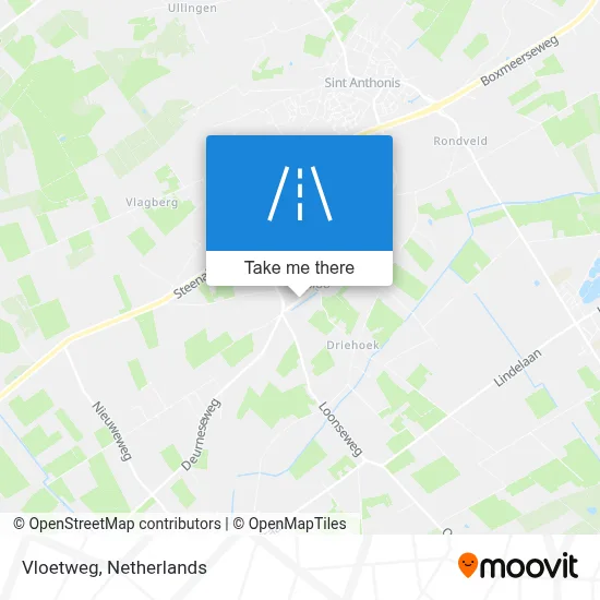 Vloetweg map