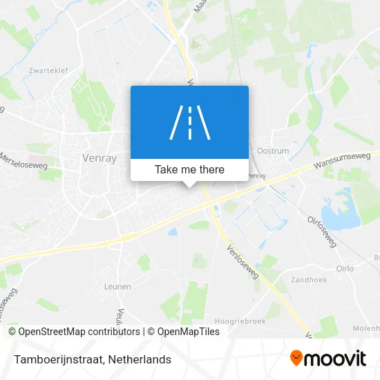 Tamboerijnstraat map