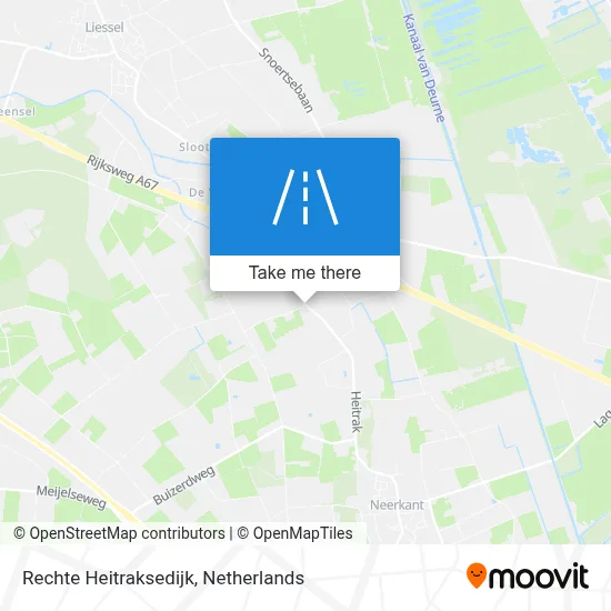 Rechte Heitraksedijk map