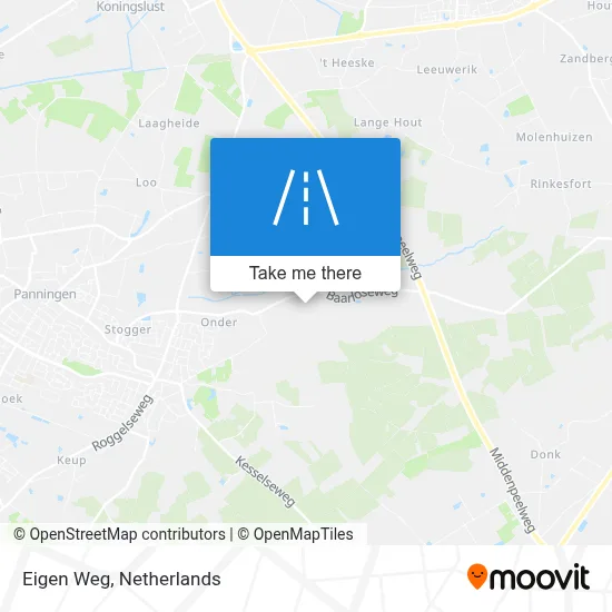 Eigen Weg map