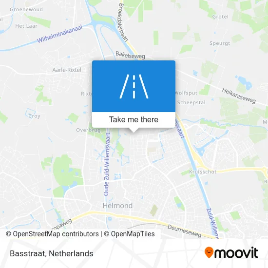 Basstraat map