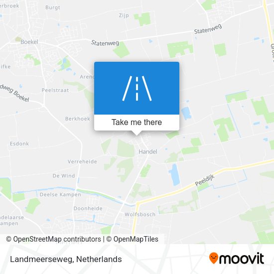 Landmeerseweg map