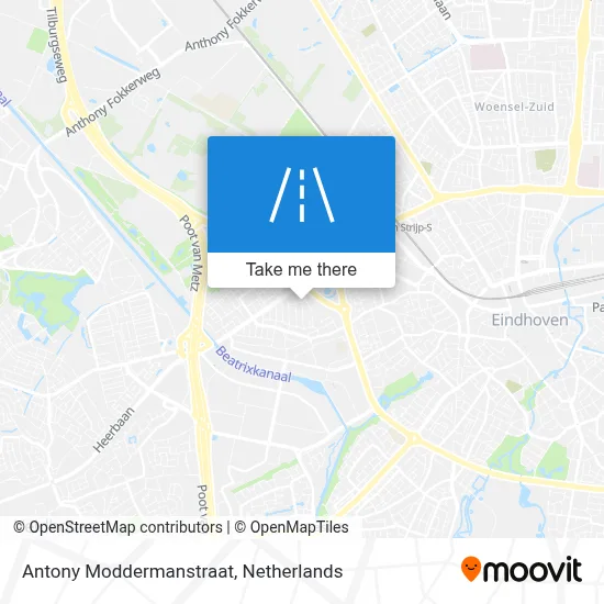 Antony Moddermanstraat map