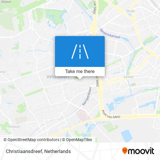 Christiaansdreef map