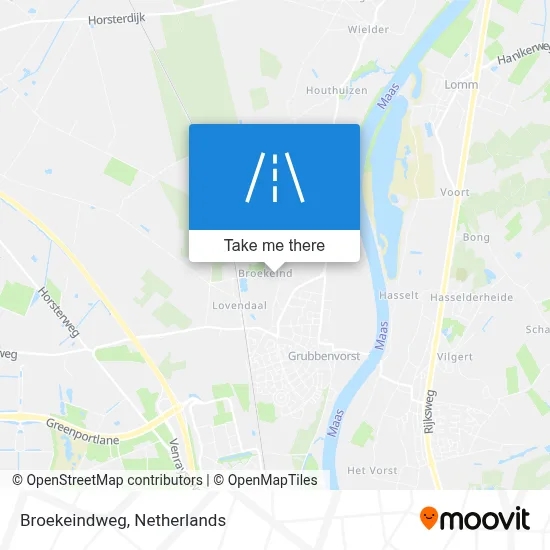 Broekeindweg map