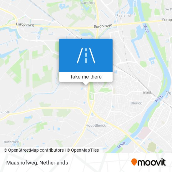 Maashofweg map