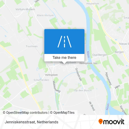 Jenniskensstraat map