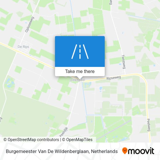 Burgemeester Van De Wildenberglaan map