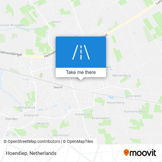 Hoendiep map