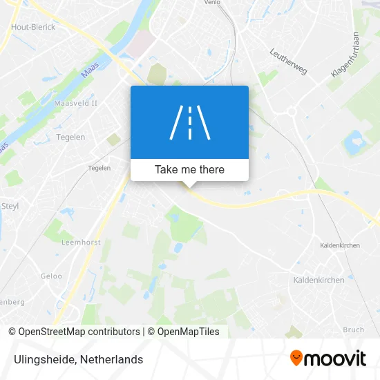 Ulingsheide map