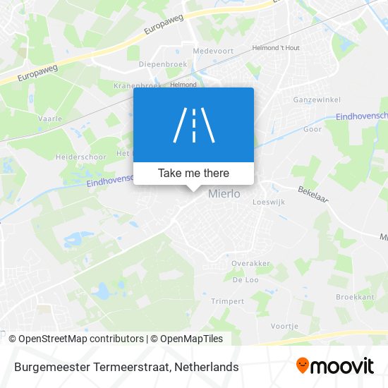 Burgemeester Termeerstraat map