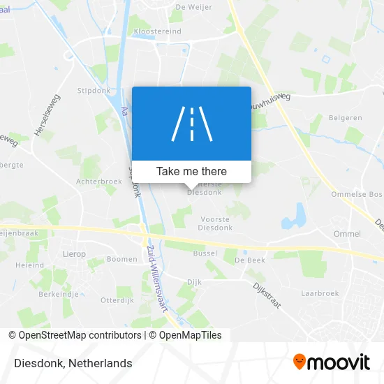 Diesdonk map