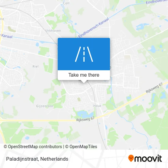 Paladijnstraat map