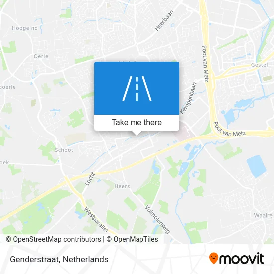 Genderstraat map