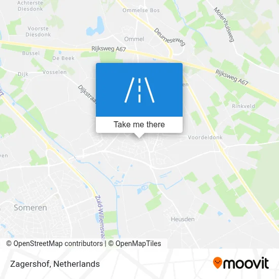 Zagershof map
