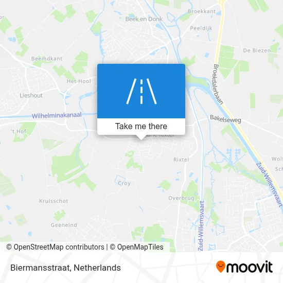 Biermansstraat map