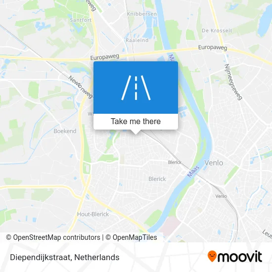 Diependijkstraat map