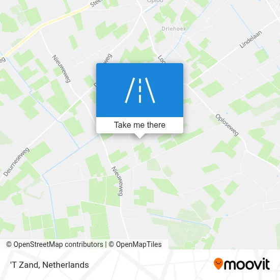 'T Zand map