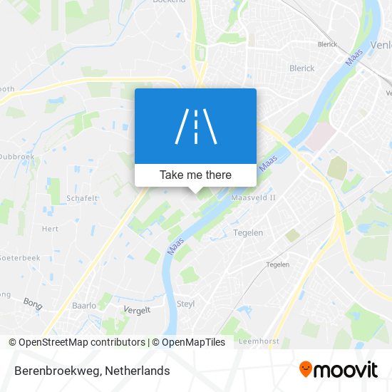 Berenbroekweg map