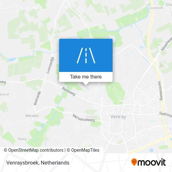 Venraysbroek map