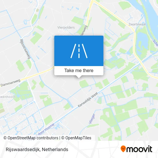 Rijswaardsedijk Karte