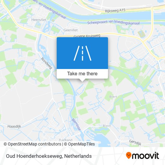 Oud Hoenderhoekseweg map