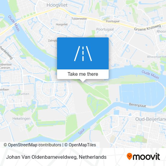 Johan Van Oldenbarneveldweg map