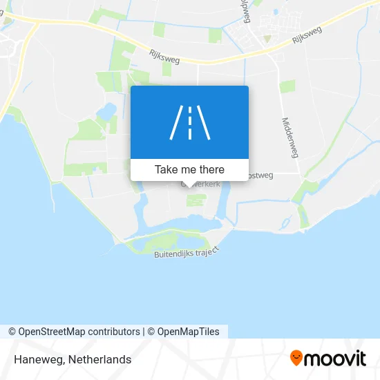 Haneweg map
